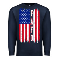 Navy fafo f4ck around and find out Premium Sweatshirt - artisFamous
