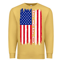 Antique Gold fafo f4ck around and find out Premium Sweatshirt - artisFamous