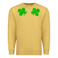 Antique Gold four leaf clover Premium Sweatshirt - artisFamous