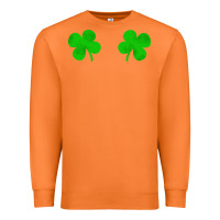 Carrot four leaf clover Premium Sweatshirt - artisFamous