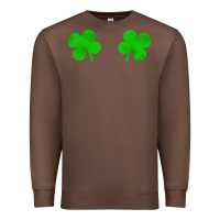 Chestnut four leaf clover Premium Sweatshirt - artisFamous