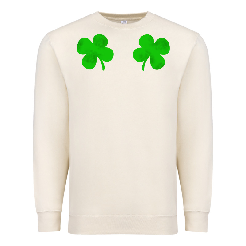 Four Leaf Clover Premium Sweatshirt by artisFamous | Teevron