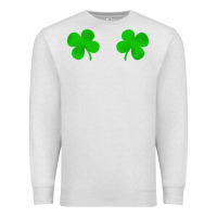 Oatmeal Heather four leaf clover Premium Sweatshirt - artisFamous