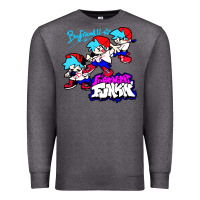 Charcoal Heather friday night funkin boyfriend Premium Sweatshirt - artisFamous