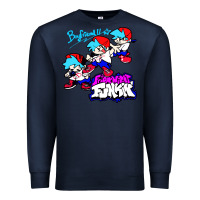 Navy friday night funkin boyfriend Premium Sweatshirt - artisFamous