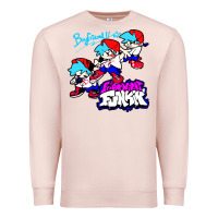 Pale Pink friday night funkin boyfriend Premium Sweatshirt - artisFamous