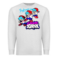 Oatmeal Heather friday night funkin boyfriend Premium Sweatshirt - artisFamous