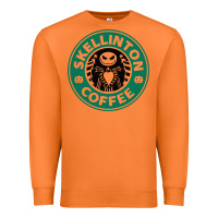 Carrot skeleton coffee halloween Premium Sweatshirt - artisFamous