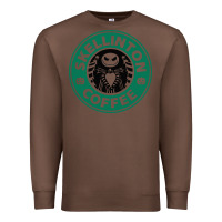 Chestnut skeleton coffee halloween Premium Sweatshirt - artisFamous