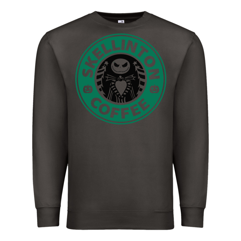 Skeleton Coffee Halloween Premium Sweatshirt by artisFamous | Teevron