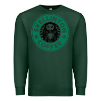 Sports Green skeleton coffee halloween Premium Sweatshirt - artisFamous
