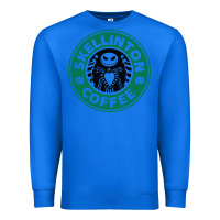 True Royal skeleton coffee halloween Premium Sweatshirt - artisFamous