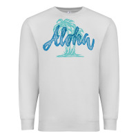 Dove Grey hawaii aloha art Premium Sweatshirt - artisFamous