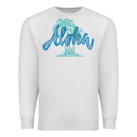 Oatmeal Heather hawaii aloha art Premium Sweatshirt - artisFamous