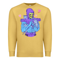 Antique Gold skeletor's cat Premium Sweatshirt - artisFamous