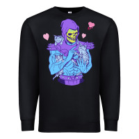 Black skeletor's cat Premium Sweatshirt - artisFamous