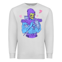 Dove Grey skeletor's cat Premium Sweatshirt - artisFamous
