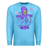 Ocean Blue skeletor's cat Premium Sweatshirt - artisFamous