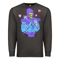 Smoke skeletor's cat Premium Sweatshirt - artisFamous
