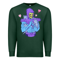 Sports Green skeletor's cat Premium Sweatshirt - artisFamous