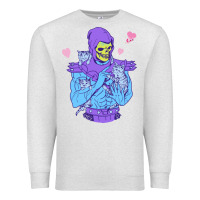 Oatmeal Heather skeletor's cat Premium Sweatshirt - artisFamous