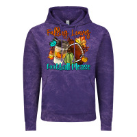 Cloud Purple Falling Leaves Football Please Vintage Hoodie - LillyAllenDesigns