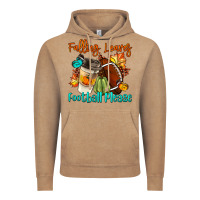 Vintage Coffee Falling Leaves Football Please Vintage Hoodie - LillyAllenDesigns