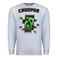Heather Grey creeper Premium Sweatshirt - artisFamous