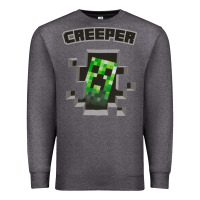 Charcoal Heather creeper Premium Sweatshirt - artisFamous