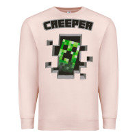 Pale Pink creeper Premium Sweatshirt - artisFamous