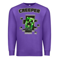 Purple creeper Premium Sweatshirt - artisFamous