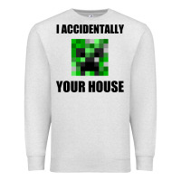 Oatmeal Heather creeper meme Premium Sweatshirt - artisFamous