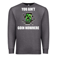 Charcoal Heather creeper meme Premium Sweatshirt - artisFamous