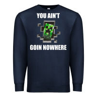 Navy creeper meme Premium Sweatshirt - artisFamous
