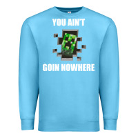 Ocean Blue creeper meme Premium Sweatshirt - artisFamous