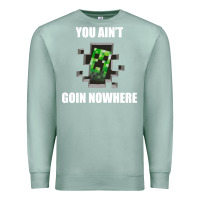 Seafoam creeper meme Premium Sweatshirt - artisFamous