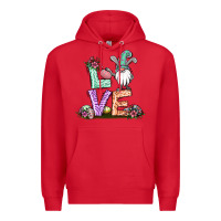 Red easter gnome easter bunny gnome Premium Hoodie - Jasminsmagicworld