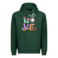 Sports Green easter gnome easter bunny gnome Premium Hoodie - Jasminsmagicworld