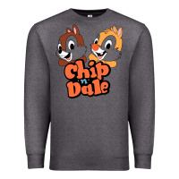 Charcoal Heather chip n dale Premium Sweatshirt - artisFamous