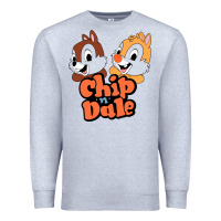 Heather Grey chip n dale Premium Sweatshirt - artisFamous