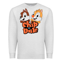 Oatmeal Heather chip n dale Premium Sweatshirt - artisFamous