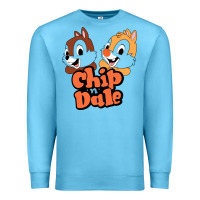Ocean Blue chip n dale Premium Sweatshirt - artisFamous