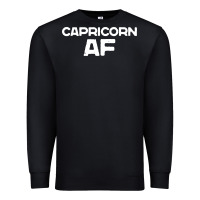Black capricorn af zodiac sign Premium Sweatshirt - artisFamous