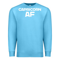Ocean Blue capricorn af zodiac sign Premium Sweatshirt - artisFamous