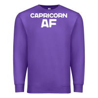 Purple capricorn af zodiac sign Premium Sweatshirt - artisFamous