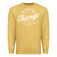 Antique Gold chicago Premium Sweatshirt - artisFamous
