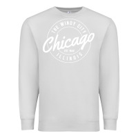 Dove Grey chicago Premium Sweatshirt - artisFamous