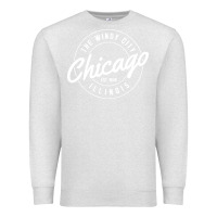 Oatmeal Heather chicago Premium Sweatshirt - artisFamous