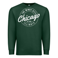 Sports Green chicago Premium Sweatshirt - artisFamous