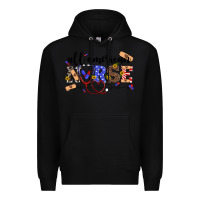 Black all american nurse Premium Hoodie - Artiststas